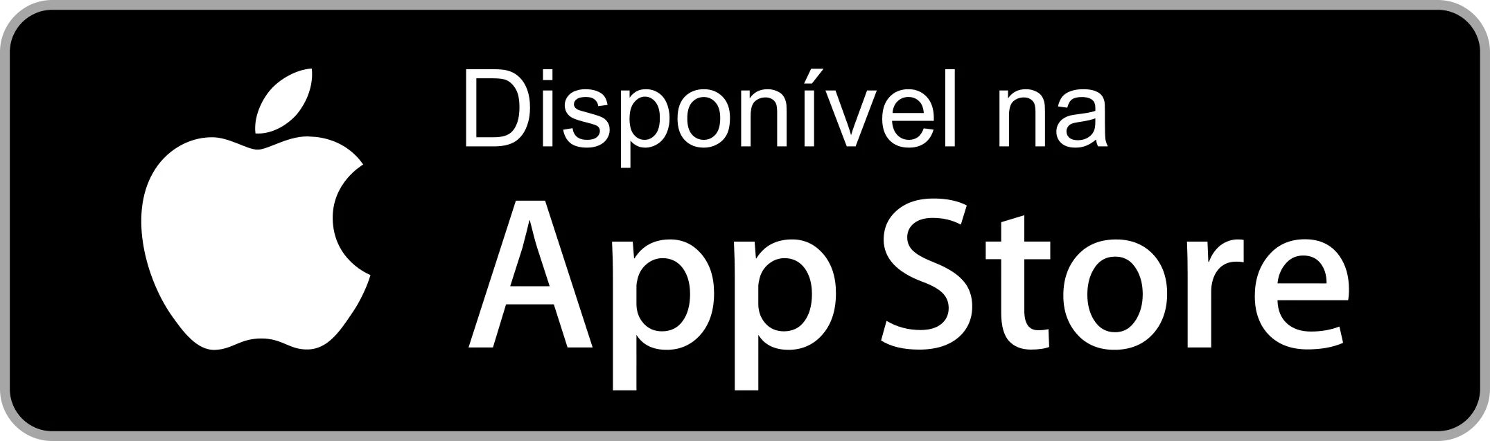Botão disponível na App Store